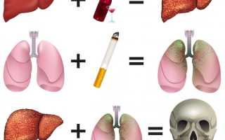 Влияние табакокурения на печень