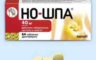 «Но-шпа» при гастрите: как правильно принимать, дозировка и противопоказания